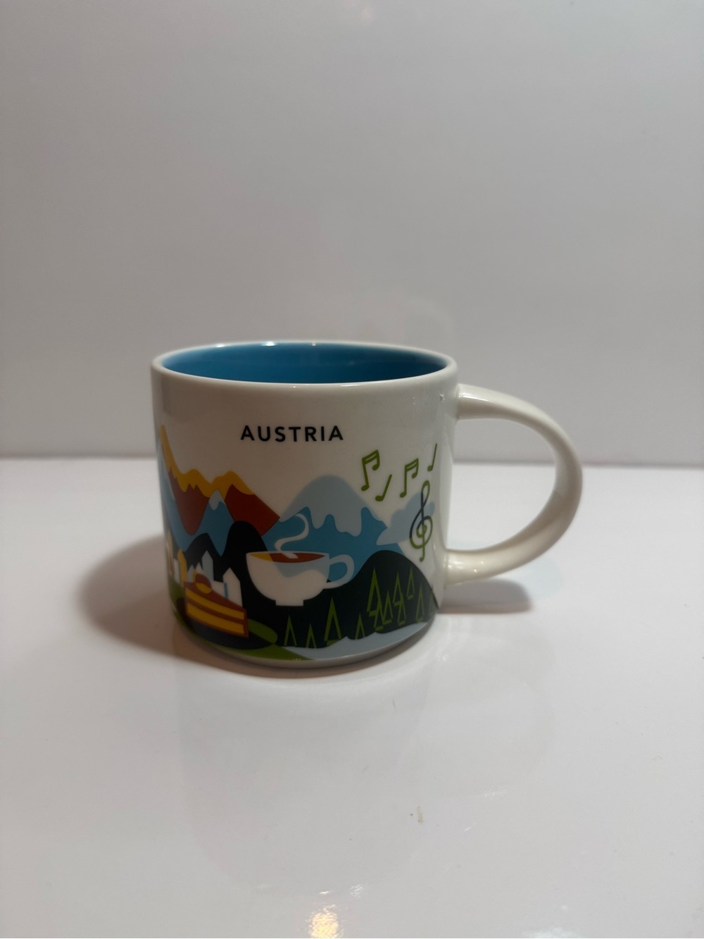 Starbucks City Mug Cup You are here Series YAH Austria 14oz NEW No Box
